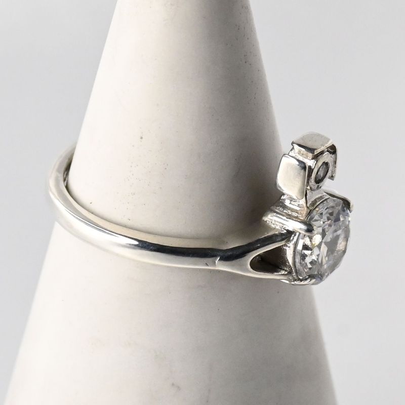 【研磨済】Vivienne Westwood REINA PETITE リング SILVER サイズXS ヴィヴィアンウエストウッド レイナ 指輪