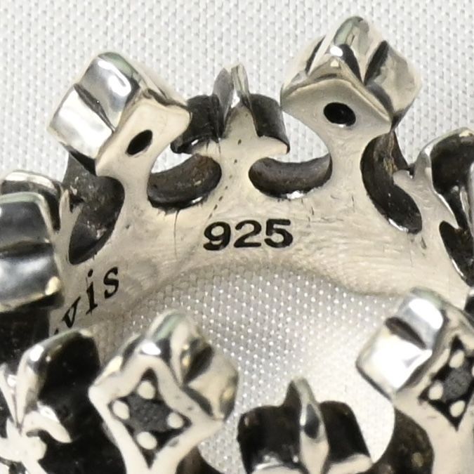 【研磨済】 JUSTIN DAVIS PALACE CROWN リング 7号 SRJ125 ジャスティンデイビス 指輪 パレス クラウン