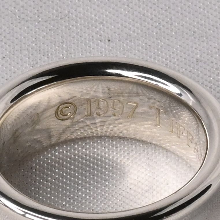 【研磨済】TIFFANY＆Co. ナロー リング 7号 ティファニー 指輪