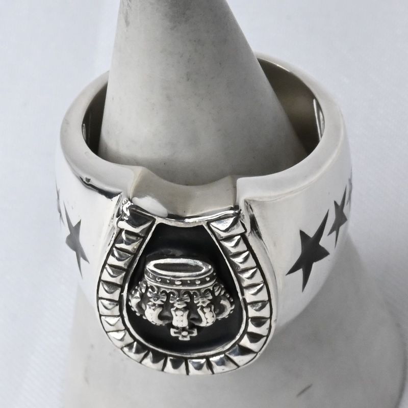 【研磨済】 JUSTIN DAVIS LUCK STAR CROWN リング 21号 SRJ267 ジャスティンデイビス 指輪