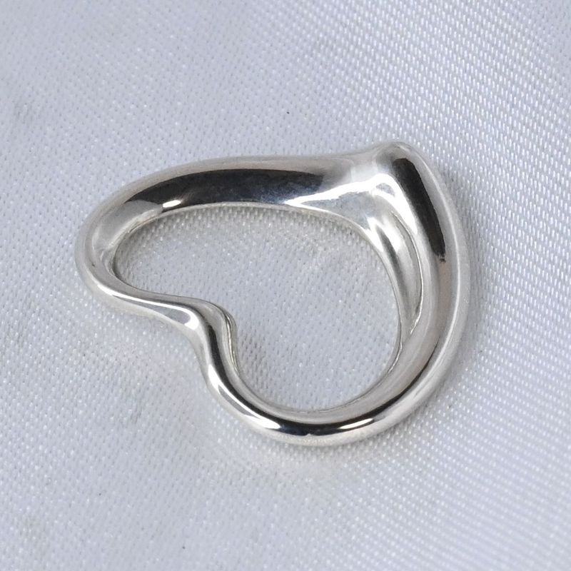 【研磨済】TIFFANY&Co. オープンハート トップのみ ティファニー ペレッティ シルバー925  Open Heart