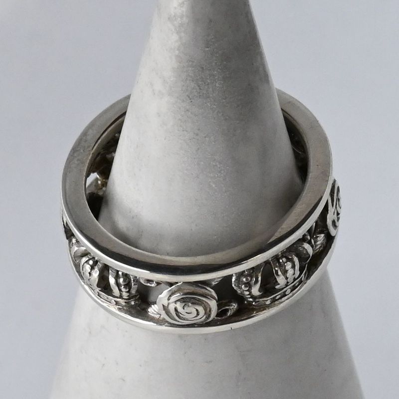 【研磨済】 JUSTIN DAVIS MY LOVE リング KIDS 4号 ジャスティンデイビス SRJ2012 指輪 シルバー925