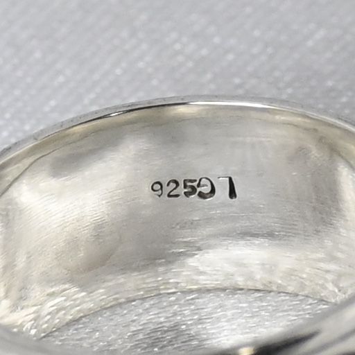 【研磨済】美品 ハワイアンジュエリー リング 指輪 シルバー925 7.5号
