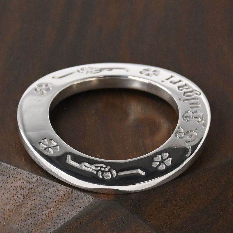 【研磨済】Tiffany&Co.  ハート キーリング キーホルダー スターリングシルバー