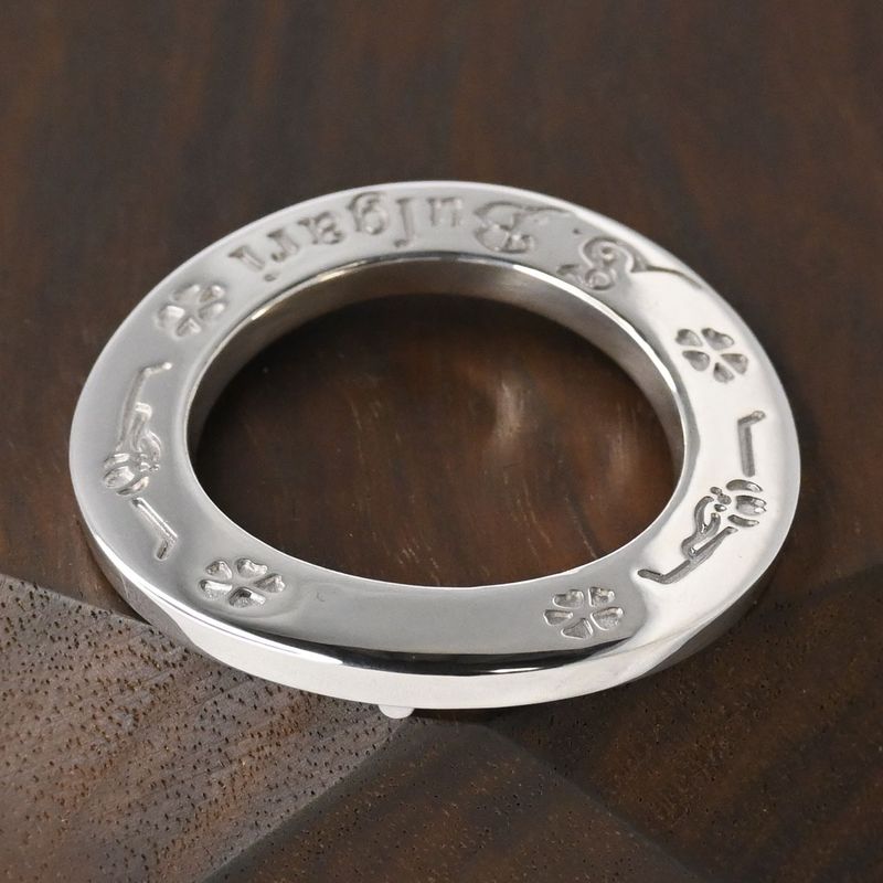 【研磨済】Tiffany&Co.  ハート キーリング キーホルダー スターリングシルバー