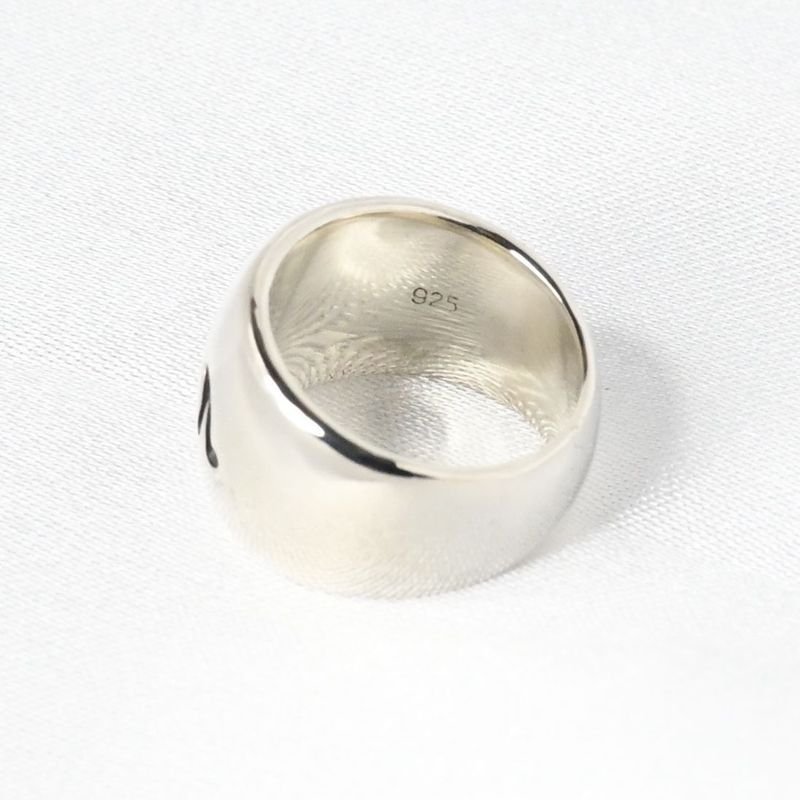 【研磨済】Stan ロゴ リング 指輪 3号 シルバー 925