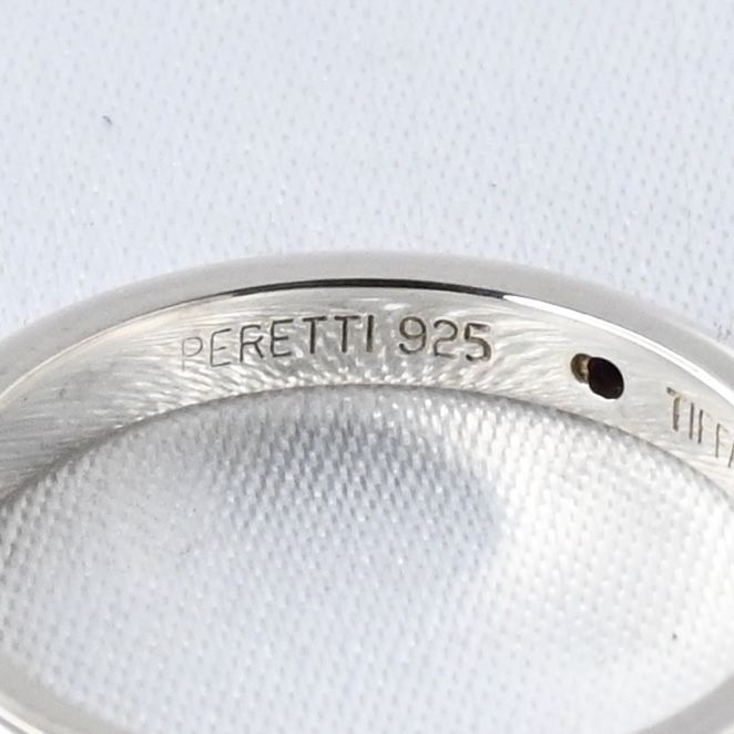 【研磨済】TIFFANY＆Co. スタッキングバンド リング ルビー 11.5号 ティファニー 指輪 シルバー925