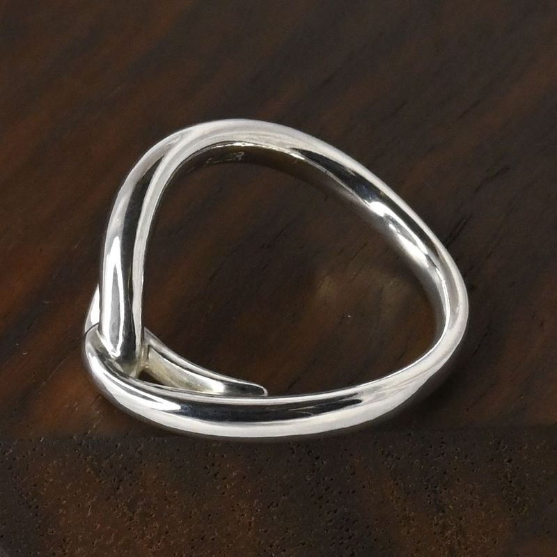 【研磨済】美品 4℃ リング 7.5号  シルバー925 ヨンドシー 指輪