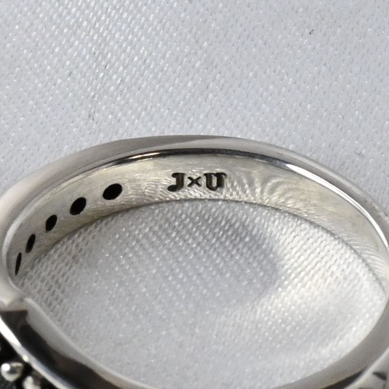 【研磨済】 JUSTIN DAVIS KING&QUEEN リング 1点のみ 15号 ジャスティンデイビス SRJ600 指輪 シルバー925