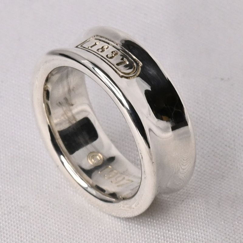 【研磨済】TIFFANY＆Co. ナロー リング 7号 ティファニー 指輪