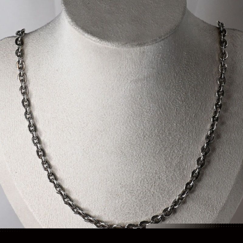 【研磨済】SAAD チェーン シルバー925 長さ47cm 幅4.2mm