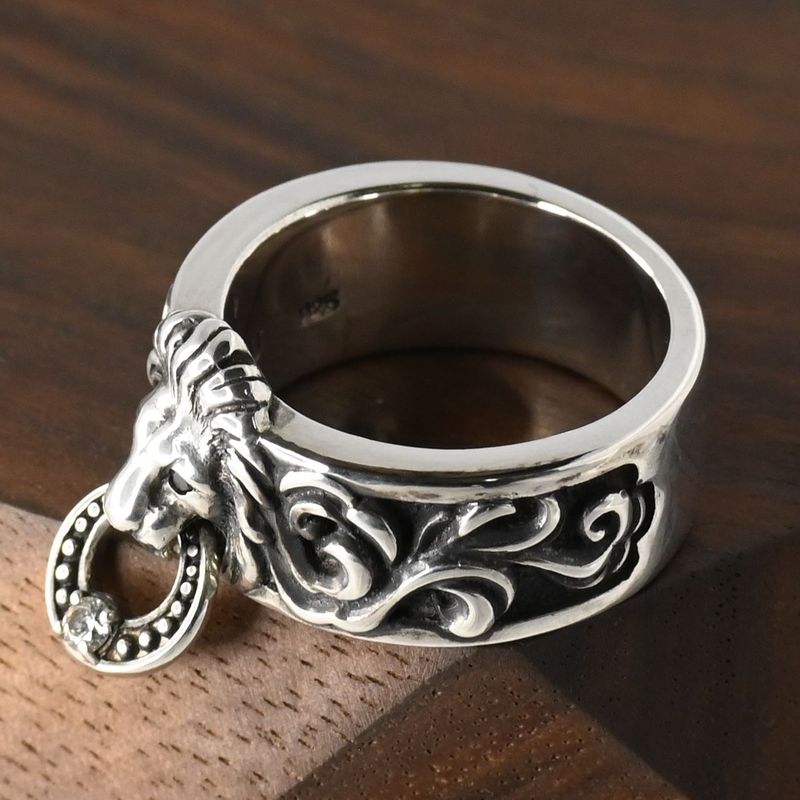 【新品仕上げ】 JUSTIN DAVIS LION KEEPER リング 13号 ジャスティンデイビス SR522 指輪 silver925