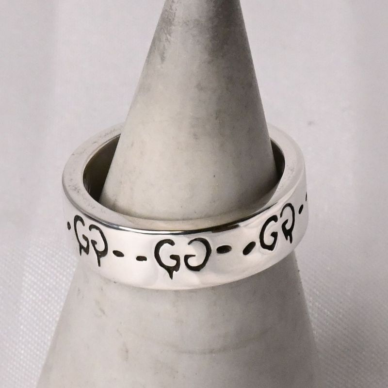【研磨済】GUCCI ゴースト リング 13号 Ag925 美品 指輪 グッチ