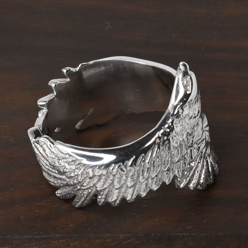 【研磨済】SAAD イーグル リング 14.5号 シルバー925 指輪 サード