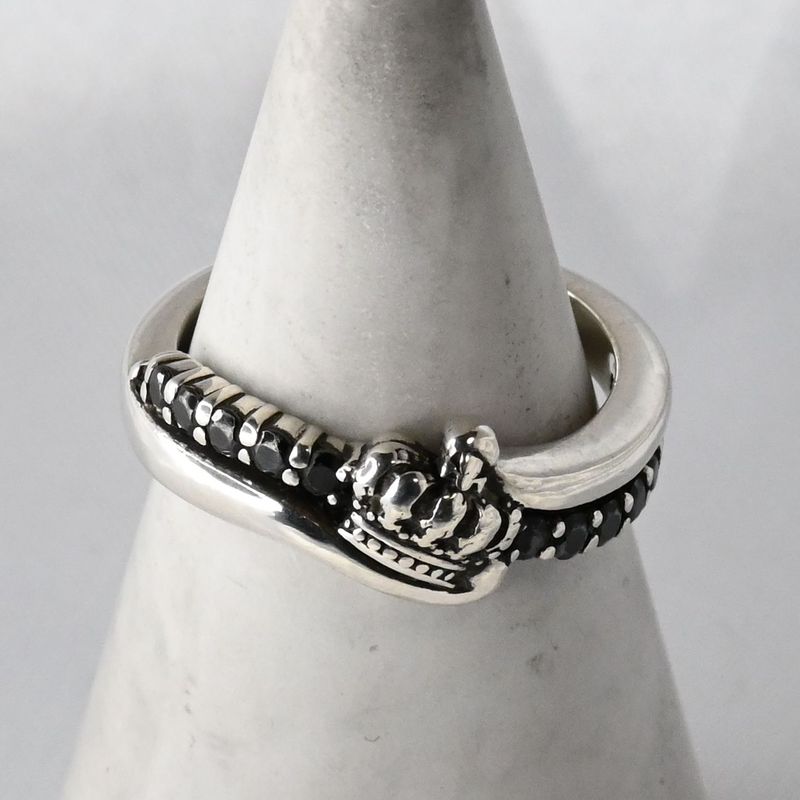 【研磨済】 JUSTIN DAVIS CIRCULAR CROWN リング 指輪 13号 ジャスティンデイビス SRJ487