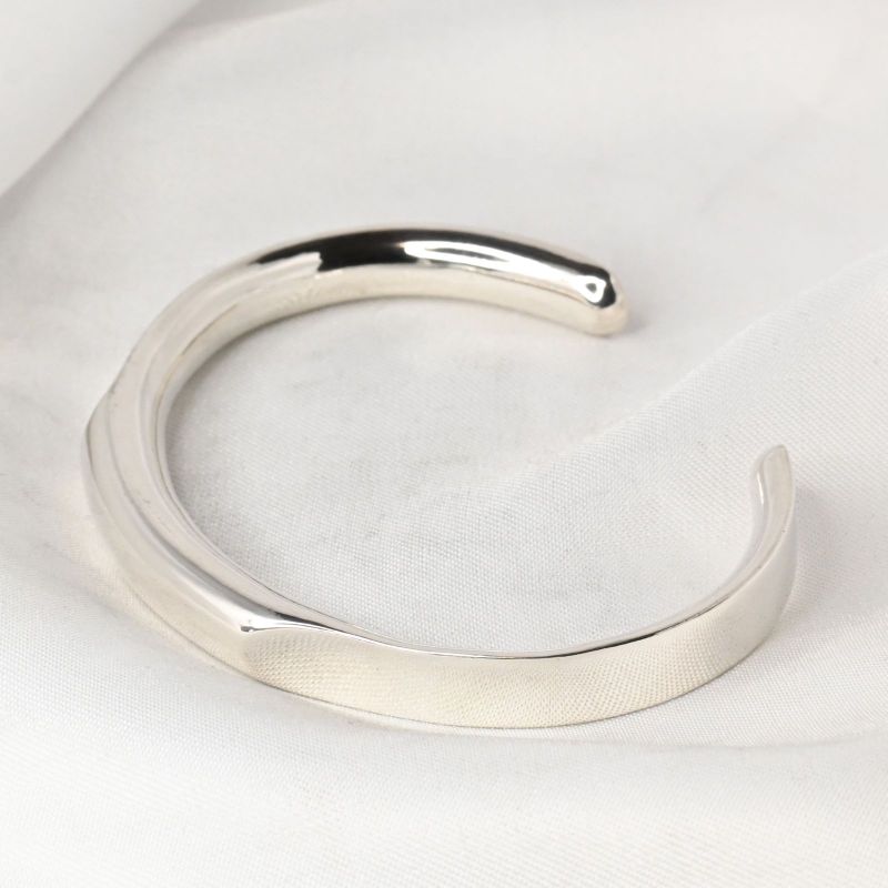 【研磨済】4℃ シルバー925 バングル ヨンドシー 重量36g