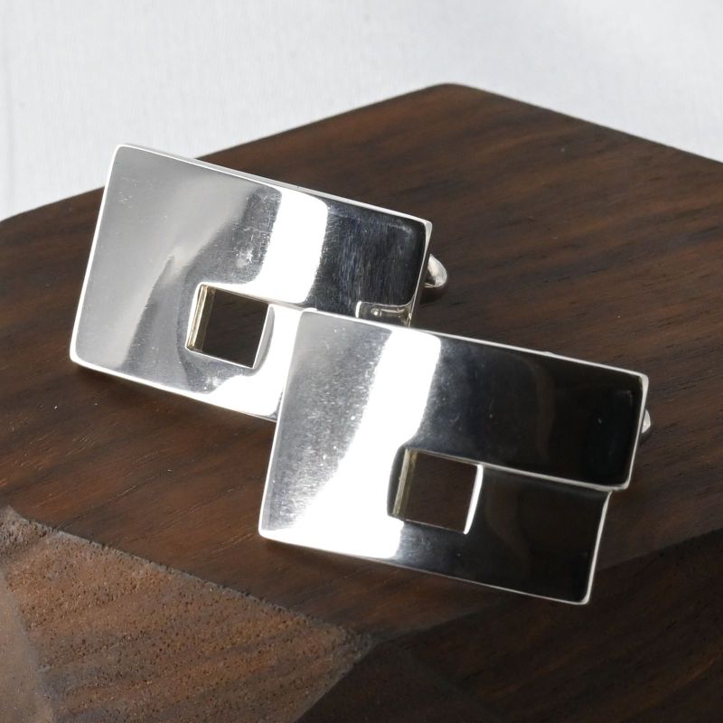 【研磨済】GUCCI カフス シルバー カフリンクス Ag925 グッチ