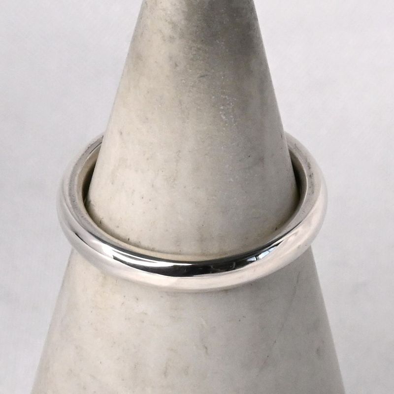 【研磨済】TIFFANY＆Co. スタッキングバンド リング ピンクサファイア 7.5号 ティファニー 指輪 シルバー925