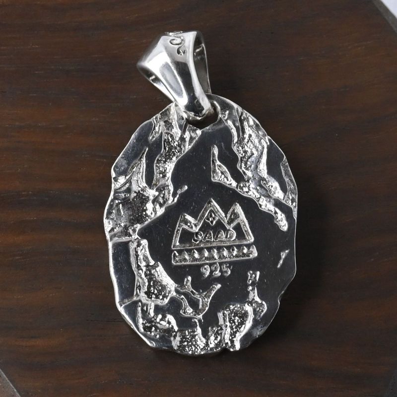 【研磨済】SAAD 太陽神 シルバー925 ペンダントトップ ネックレスチャーム