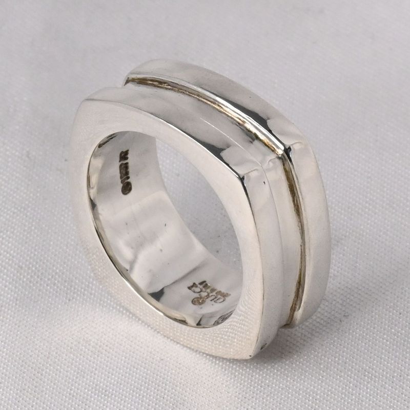 【研磨済】GUCCI シルバー リング 13号 指輪 Ag925