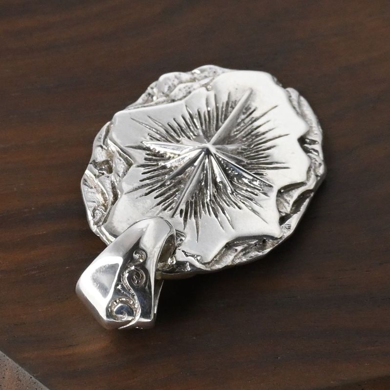 【研磨済】SAAD 太陽神 シルバー925 ペンダントトップ ネックレスチャーム