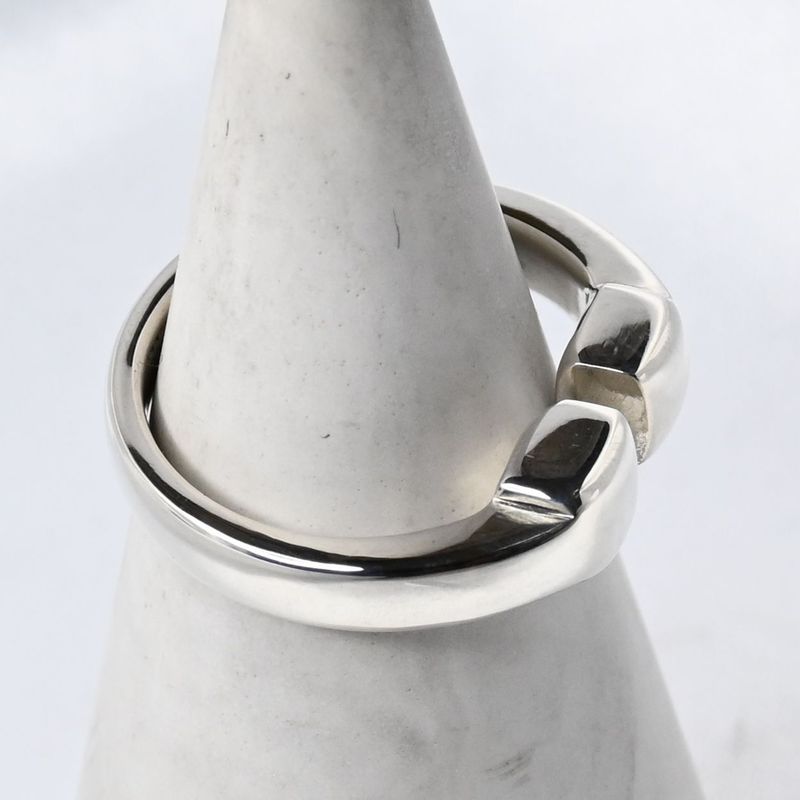 【新品仕上げ】美品 GUCCI リング 10号 Ag925 グッチ 指輪
