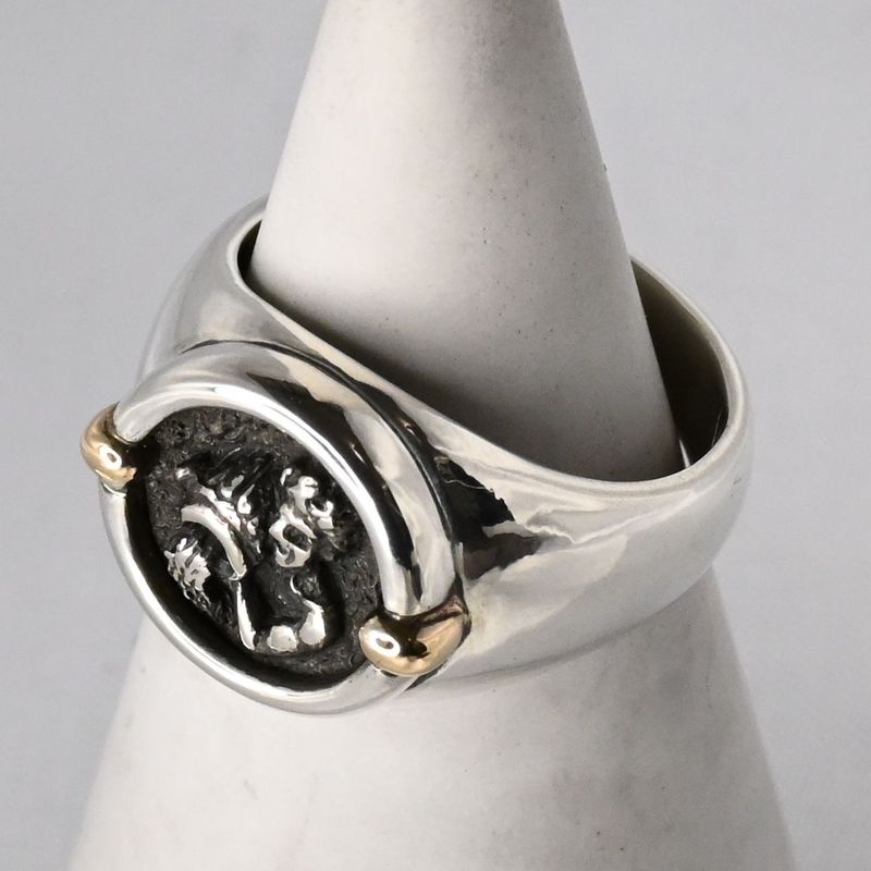 【新品仕上げ】STAR JEWELRY silver925 k14 リング 11号 水瓶座 スタージュエリー