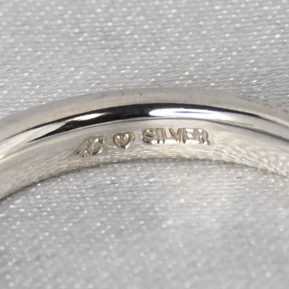 【新品仕上げ】美品 4℃ ヨンドシー リング 指輪 シルバー925 14号