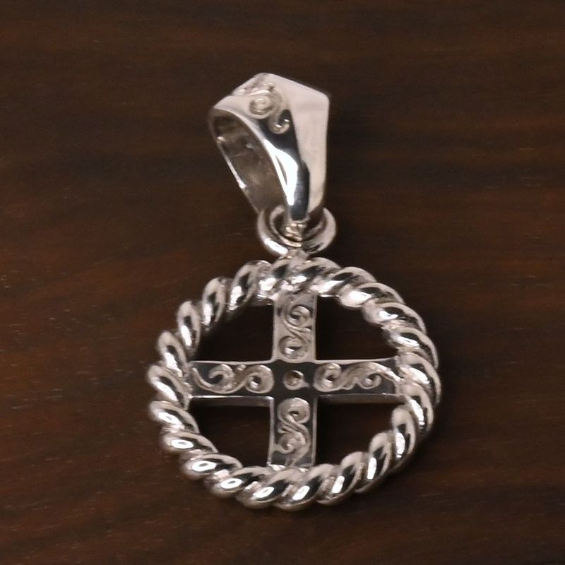 【研磨済】SAAD ホイール トップ シルバー925 ネックレスチャーム