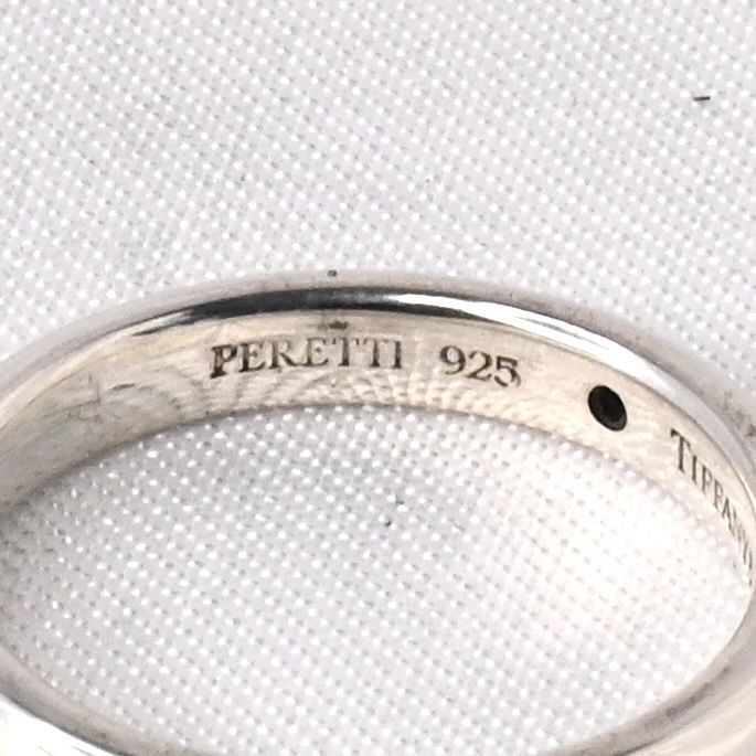 【研磨済】TIFFANY＆Co. スタッキングバンド リング サファイア 6.5号 ティファニー 指輪 シルバー925