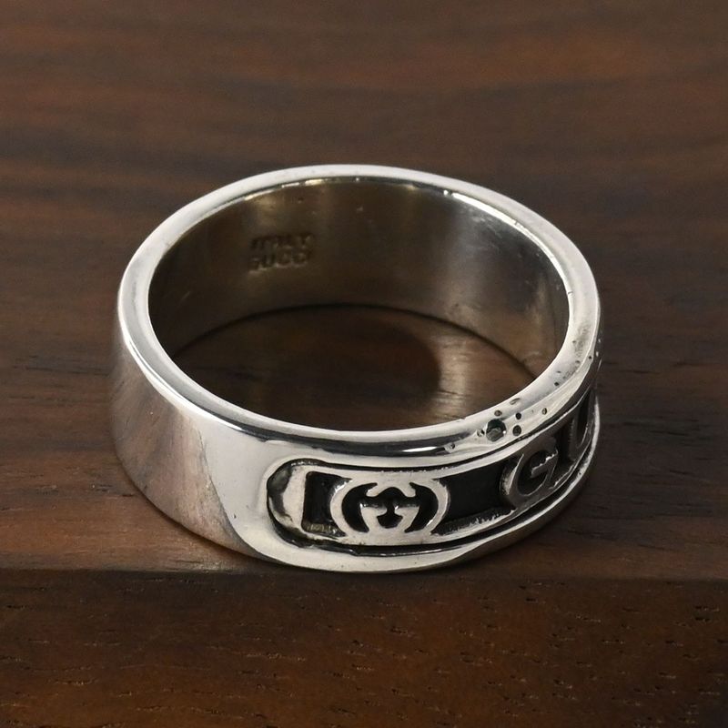 【研磨済】GUCCI シルバー リング 指輪 11.5号 Ag925