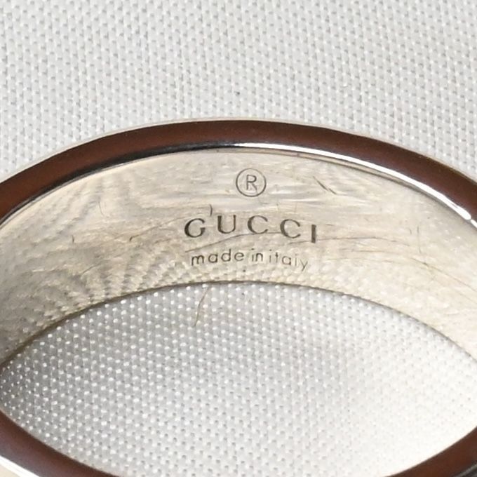 【研磨済】GUCCI ゴースト リング 17号 Ag925 美品 指輪 グッチ