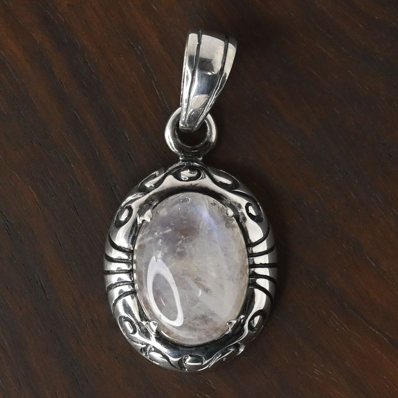 【研磨済】SAAD ペンダントトップ 太陽神 唐草 シルバー925  ネックレスチャーム