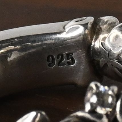 【研磨済】JUSTIN DAVIS ROSARIUM リング SRJ667 7号 シルバー925 リング 指輪 ローズ 薔薇