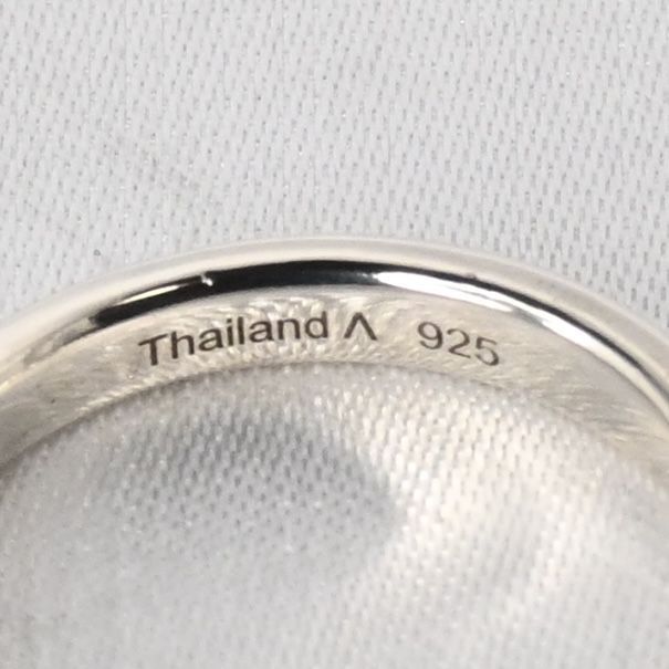 【研磨済】美品 COACH コーチ リング 指輪 シルバー925 14号