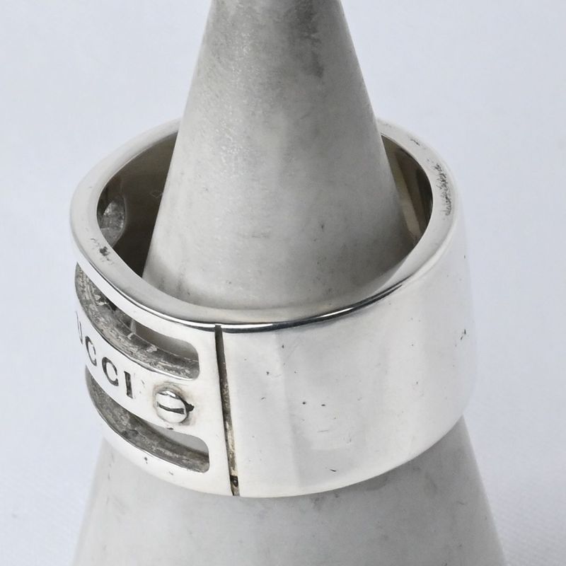 【研磨済】GUCCI リング 17~18号 Ag925 グッチ