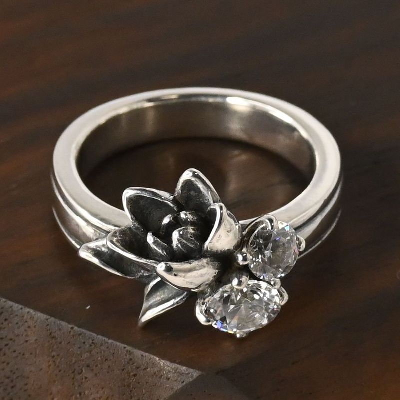 【研磨済】KONRON シュアハピネス リング 9号 KRR0448-Cz 指輪 コンロン