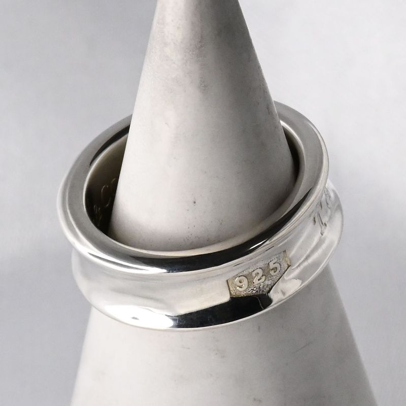 【研磨済】TIFFANY＆Co. ナロー リング 10号 ティファニー 指輪