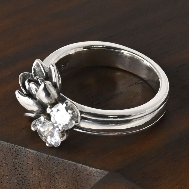 【研磨済】KONRON シュアハピネス リング 9号 KRR0448-Cz 指輪 コンロン