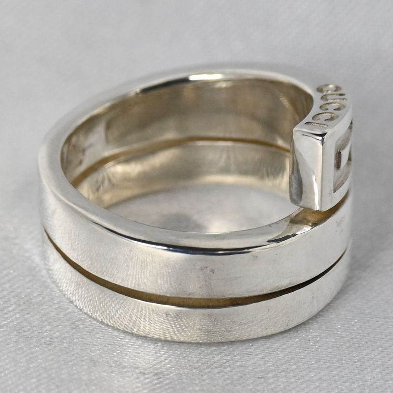 【新品仕上げ】美品 GUCCI スネーク リング 指輪 SV925 Ag925 グッチ 11号