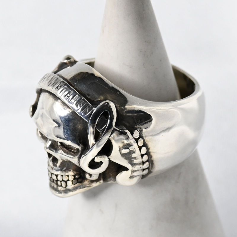 【新品仕上げ】 JUSTIN DAVIS F.BENDER スカル リング 10号 ジャスティンデイビス SRJ551 指輪 silver925