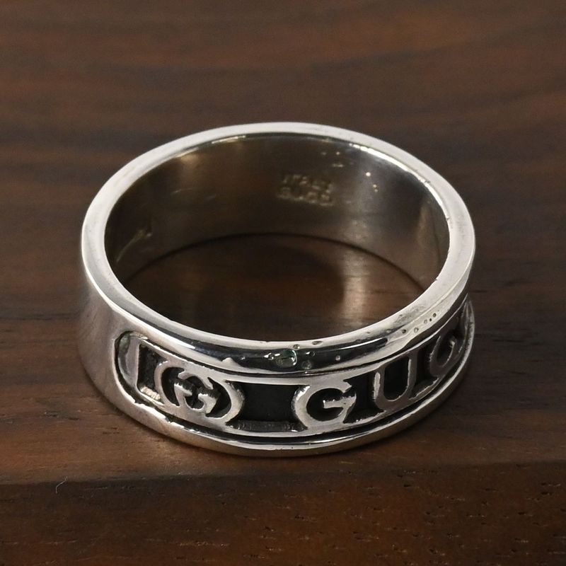【研磨済】GUCCI シルバー リング 指輪 11.5号 Ag925
