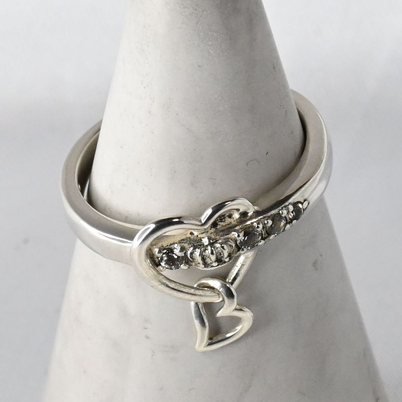 【研磨済】 JUSTIN DAVIS LUV&HATE リング 14号 ジャスティンデイビス SRJ715 指輪 シルバー925