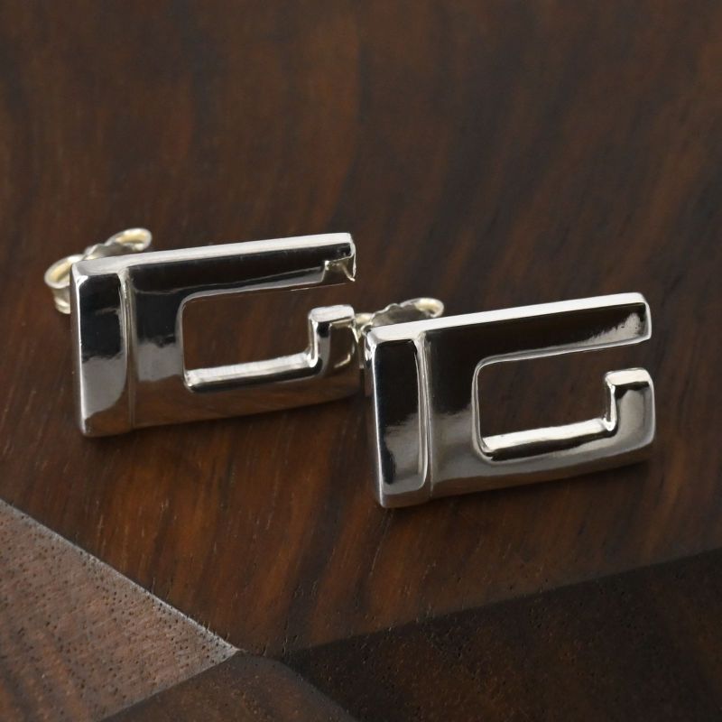 【研磨済】美品 GUCCI ピアス ペア シルバー Ag925 グッチ