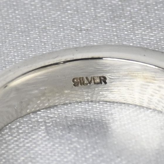 【研磨済】THE KISS リング 指輪 SILVER 15号