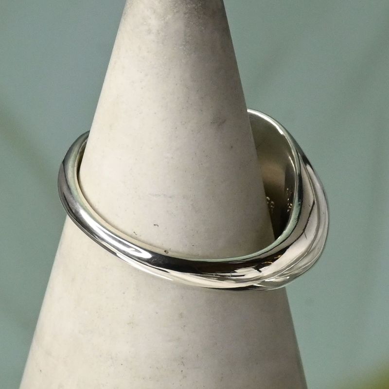 【研磨済】4℃ シルバー リング 9.5号 925 美品 ヨンドシー 指輪