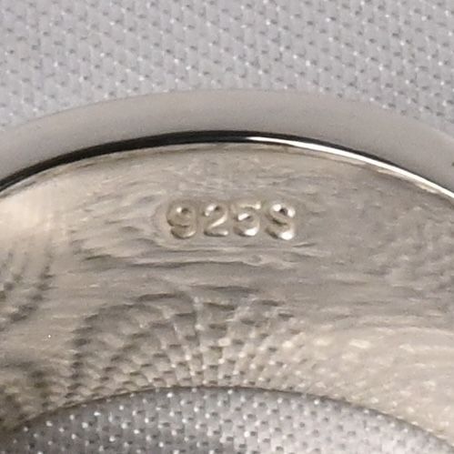 【研磨済】Calvin Klein ロゴ リング 8.5号 カルバン・クライン 指輪