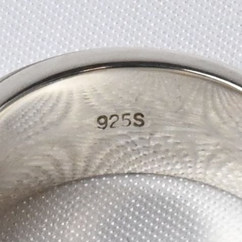 【研磨済】Calvin Klein ロゴ リング 13号 カルバン・クライン 指輪