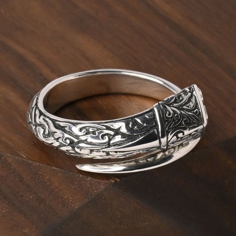 【研磨済】ZOCALO Ivy Spiral Ring Square : White CZ 17号 シルバー925 リング ソカロ