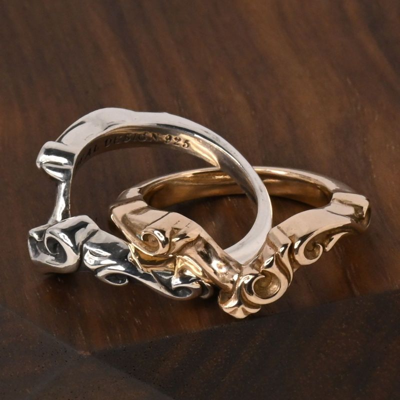 【研磨済】DEAL DESIGN スペードギメル リング 11号 シルバー925 ディールデザイン 指輪